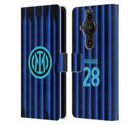 Head Case Designs Officially Licensed Inter Milan Benjamin Pavard 2025/26 Players Home Kit Leather Wallet Case Compatible With Sony Xperia Pro-I