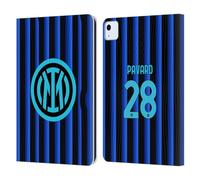 Head Case Designs Officially Licensed Inter Milan Benjamin Pavard 2025/26 Players Home Kit Leather Wallet Case Compatible With Apple iPad Air 11 2020/2022/2024/2025