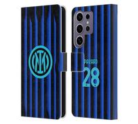 Head Case Designs Officially Licensed Inter Milan Benjamin Pavard 2025/26 Players Home Kit Leather Wallet Case Compatible With Samsung Galaxy S25 Ultra