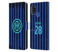 Head Case Designs Officially Licensed Inter Milan Benjamin Pavard 2025/26 Players Home Kit Leather Wallet Case Compatible With Samsung Galaxy A21s (2020)