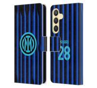 Head Case Designs Officially Licensed Inter Milan Benjamin Pavard 2025/26 Players Home Kit Leather Wallet Case Compatible With Samsung Galaxy S24 5G