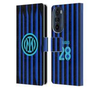 Head Case Designs Officially Licensed Inter Milan Benjamin Pavard 2025/26 Players Home Kit Leather Wallet Case Compatible With Motorola Edge 30