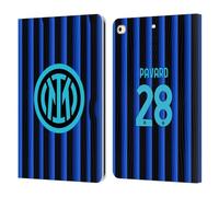 Head Case Designs Officially Licensed Inter Milan Benjamin Pavard 2025/26 Players Home Kit Leather Wallet Case Compatible With Apple iPad 9.7 2017 / iPad 9.7 2018