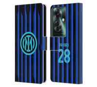 Head Case Designs Officially Licensed Inter Milan Benjamin Pavard 2025/26 Players Home Kit Leather Wallet Case Compatible With Oppo Reno11 F 5G / F25 Pro 5G