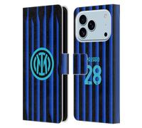 Head Case Designs Officially Licensed Inter Milan Benjamin Pavard 2025/26 Players Home Kit Leather Wallet Case Compatible With Apple iPhone 17 Pro