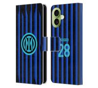 Head Case Designs Officially Licensed Inter Milan Benjamin Pavard 2025/26 Players Home Kit Leather Wallet Case Compatible With Apple iPhone 17