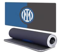 Head Case Designs Officially Licensed Inter Milan Black & Blue Crest Logo 37.4 x 15.75 x 0.16 inches (900 x 400 mm) - XL Gaming Office Desk PC Keyboard Mouse Mat Pad