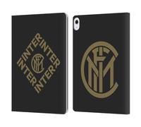 Head Case Designs Officially Licensed Inter Milan Diamond Graphics Leather Wallet Case Compatible With Apple iPad Air 13 2024/2025