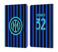 Head Case Designs Officially Licensed Inter Milan Federico Dimarco 2025/26 Players Home Kit Leather Wallet Case Compatible With Kindle Paperwhite 1/2 / 3