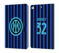 Head Case Designs Officially Licensed Inter Milan Federico Dimarco 2025/26 Players Home Kit Leather Wallet Case Compatible With Apple iPad 9.7 2017 / iPad 9.7 2018
