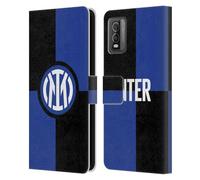 Head Case Designs Officially Licensed Inter Milan Flag Badge Leather Book Wallet Case Cover Compatible With Nokia C210