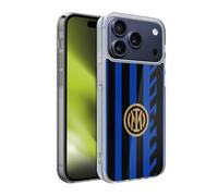 Head Case Designs Officially Licensed Inter Milan Home 2024/25 Crest Kit Gel Case [Military Grade Protection] Compatible With Apple iPhone 17 Pro