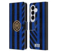 Head Case Designs Officially Licensed Inter Milan Home 2024/25 Crest Kit Leather Wallet Case Compatible With Samsung Galaxy S26