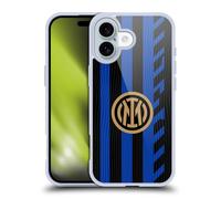 Head Case Designs Officially Licensed Inter Milan Home 2024/25 Crest Kit Soft Gel Case Compatible With Apple iPhone 16
