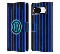 Head Case Designs Officially Licensed Inter Milan Home 2025/26 Crest Kit Leather Wallet Case Compatible With Google Pixel 8