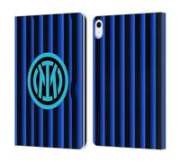 Head Case Designs Officially Licensed Inter Milan Home 2025/26 Crest Kit Leather Wallet Case Compatible With Apple iPad 10.9 2022/2025