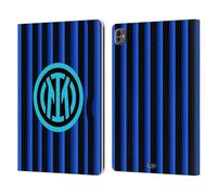 Head Case Designs Officially Licensed Inter Milan Home 2025/26 Crest Kit Leather Wallet Case Compatible With Apple iPad Pro 13 M4 2024