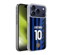 Head Case Designs Officially Licensed Inter Milan Lautaro Martínez 2024/25 Players Home Kit Gel Case [Military Grade Protection] Compatible With Apple iPhone 17 Pro