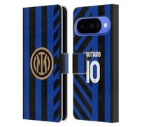 Head Case Designs Officially Licensed Inter Milan Lautaro Martínez 2024/25 Players Home Kit Leather Wallet Case Compatible With Google Pixel 10