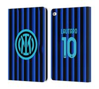 Head Case Designs Officially Licensed Inter Milan Lautaro Martínez 2025/26 Players Home Kit Leather Wallet Case Compatible With Apple iPad Air 2 (2014)
