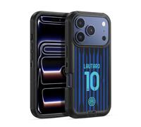 Head Case Designs Officially Licensed Inter Milan Lautaro Martínez 2025/26 Players Home Kit Ultra-Armoured Shockproof Case [Military Grade Protection] Compatible With Apple iPhone 17 Pro