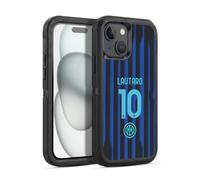 Head Case Designs Officially Licensed Inter Milan Lautaro Martínez 2025/26 Players Home Kit Ultra-Armoured Shockproof Case [Military Grade Protection] Compatible With Apple iPhone 15