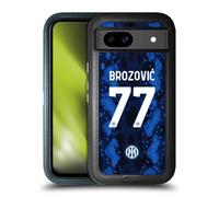 Head Case Designs Officially Licensed Inter Milan Marcelo Brozovic 2021/22 Players Home Kit Ultra-Armoured Shockproof Case [Military Grade Protection] Compatible With Google Pixel 8a