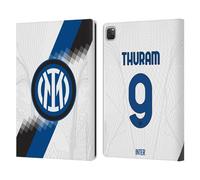 Head Case Designs Officially Licensed Inter Milan Marcus Thuram 2023/24 Players Away Kit Leather Wallet Case Compatible With Apple iPad Pro 12.9 2020/2021/2022