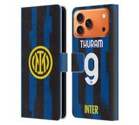 Head Case Designs Officially Licensed Inter Milan Marcus Thuram 2023/24 Players Home Kit Leather Wallet Case Compatible With Apple iPhone 17 Pro Max