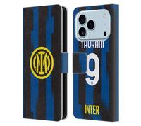 Head Case Designs Officially Licensed Inter Milan Marcus Thuram 2023/24 Players Home Kit Leather Wallet Case Compatible With Apple iPhone 17 Pro