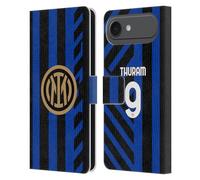 Head Case Designs Officially Licensed Inter Milan Marcus Thuram 2024/25 Players Home Kit Leather Wallet Case Compatible With Apple iPhone 17 Air