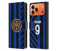 Head Case Designs Officially Licensed Inter Milan Marcus Thuram 2024/25 Players Home Kit Leather Wallet Case Compatible With Apple iPhone 17 Pro Max