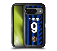 Head Case Designs Officially Licensed Inter Milan Marcus Thuram 2024/25 Players Home Kit Ultra-Armoured Shockproof Case [Military Grade Protection] Compatible With Google Pixel 9 / Pixel 9 Pro