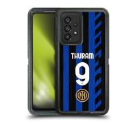 Head Case Designs Officially Licensed Inter Milan Marcus Thuram 2024/25 Players Home Kit Ultra-Armoured Shockproof Case [Military Grade Protection] Compatible With Samsung Galaxy A53 5G (2022)