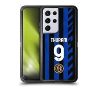 Head Case Designs Officially Licensed Inter Milan Marcus Thuram 2024/25 Players Home Kit Ultra-Armoured Shockproof Case [Military Grade Protection] Compatible With Samsung Galaxy S21 Ultra 5G
