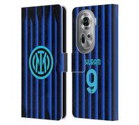 Head Case Designs Officially Licensed Inter Milan Marcus Thuram 2025/26 Players Home Kit Leather Wallet Case Compatible With Oppo Reno11 Pro