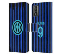 Head Case Designs Officially Licensed Inter Milan Marcus Thuram 2025/26 Players Home Kit Leather Wallet Case Compatible With Nokia C210