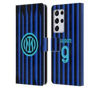 Head Case Designs Officially Licensed Inter Milan Marcus Thuram 2025/26 Players Home Kit Leather Wallet Case Compatible With Samsung Galaxy S21 Ultra 5G