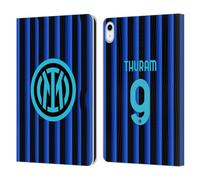 Head Case Designs Officially Licensed Inter Milan Marcus Thuram 2025/26 Players Home Kit Leather Wallet Case Compatible With Apple iPad 10.9 2022/2025