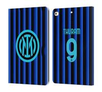 Head Case Designs Officially Licensed Inter Milan Marcus Thuram 2025/26 Players Home Kit Leather Wallet Case Compatible With Apple iPad 9.7 2017 / iPad 9.7 2018