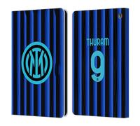 Head Case Designs Officially Licensed Inter Milan Marcus Thuram 2025/26 Players Home Kit Leather Wallet Case Compatible With Fire HD 8/Fire HD 8 Plus 2020