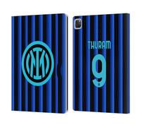 Head Case Designs Officially Licensed Inter Milan Marcus Thuram 2025/26 Players Home Kit Leather Wallet Case Compatible With Apple iPad Pro 12.9 2020/2021/2022