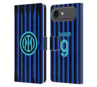 Head Case Designs Officially Licensed Inter Milan Marcus Thuram 2025/26 Players Home Kit Leather Wallet Case Compatible With Apple iPhone 17 Air