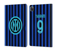 Head Case Designs Officially Licensed Inter Milan Marcus Thuram 2025/26 Players Home Kit Leather Wallet Case Compatible With Apple iPad Pro 11 2020/2021 / 2022