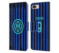 Head Case Designs Officially Licensed Inter Milan Marcus Thuram 2025/26 Players Home Kit Leather Wallet Case Compatible With Apple iPhone 7 Plus/iPhone 8 Plus
