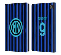 Head Case Designs Officially Licensed Inter Milan Marcus Thuram 2025/26 Players Home Kit Leather Wallet Case Compatible With Amazon Fire 7 2022