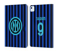 Head Case Designs Officially Licensed Inter Milan Marcus Thuram 2025/26 Players Home Kit Leather Wallet Case Compatible With Apple iPad Air 11 2020/2022/2024/2025