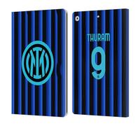 Head Case Designs Officially Licensed Inter Milan Marcus Thuram 2025/26 Players Home Kit Leather Wallet Case Compatible With Apple iPad 10.2 2019/2020/2021