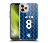 Head Case Designs Officially Licensed Inter Milan Matías Vecino 2020/21 Players Home Kit Group 1 Gel Case [Military Grade Protection] Compatible with Apple iPhone 11 Pro and Compatible with MagSafe