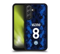 Head Case Designs Officially Licensed Inter Milan Matías Vecino 2021/22 Players Home Kit Gel Armour Case [Military Grade Protection] Compatible With Samsung Galaxy A54 5G